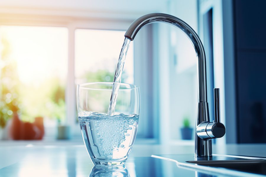 soft water from tap